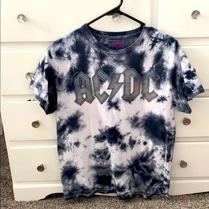 acdc tie dye top